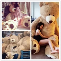 100 200cm 3 4m america giant teddy bear plush toys teddy bear skin soft toy popular birthday valentines gift for girls children