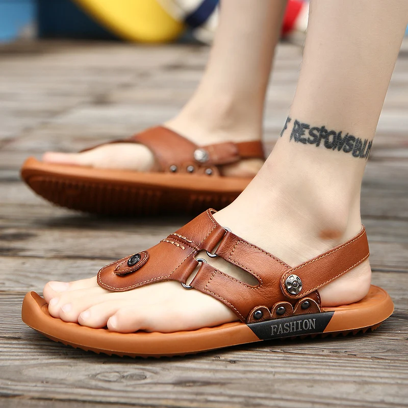 

Sandalias Transpirables Men Slides Sandals Sandale Homme Ete Sandal Shoes Summer Sandalias For Man Roman Safety Hombre Verano