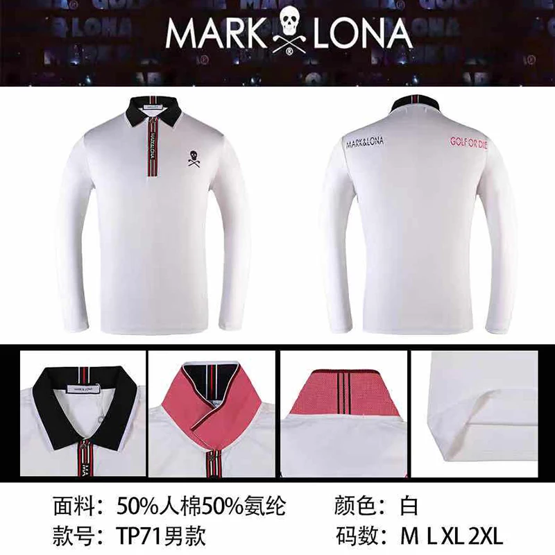 

Golf shirt Men polo long sleeve golf clothing autumn