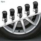 Металлические колпачки для клапанов автомобильных колес, 4 шт., декоративные аксессуары для Hyundai Tucson Solaris I30 Creta Ix35 I40 IX20, аксессуары