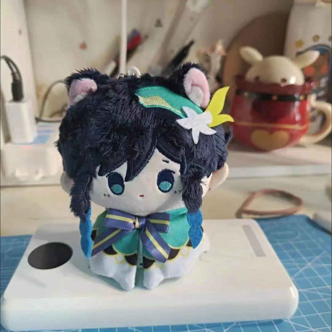 

Genshin Impact Plush Toys Anime Cosplay Tartaglia Venti Zhongli Kazuha Xiao Throw Dolls Kawaii Cartoon Pendants Keyring New Year
