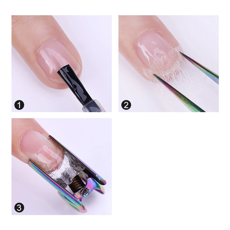 

18Pcs Nail Pinching for Nails Tips Extended Nail Accessories Stainless Steel Acrylic Nail Art Finger Clips