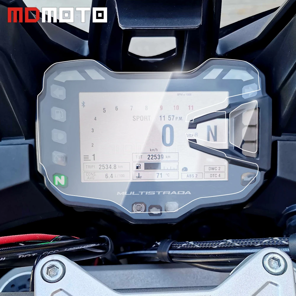 

Motorcycle Scratch Cluster Screen Dashboard Protection Instrument Film For DUCATI Multistrada 950 1200 1200S 1260 S 2015-2018