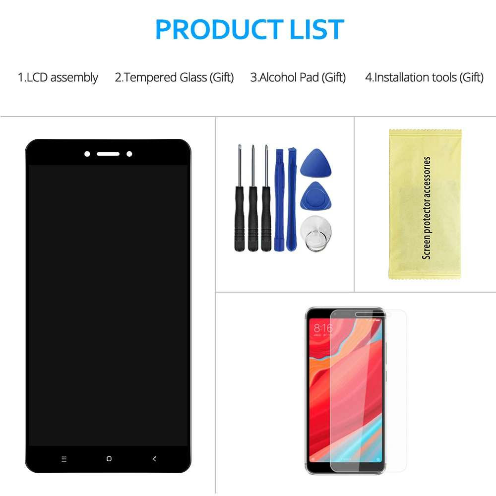 ЖК дисплей с рамкой для Xiaomi Redmi Note 4X сенсорная панель Note4X в сборе запасные части
