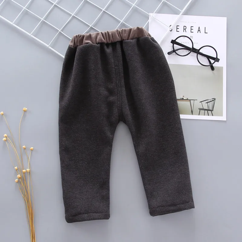 New Baby Pants Thick Winter Child Trousers LONG Children Leggings Kids Velvet Boys Warm 1-5 YEAR |