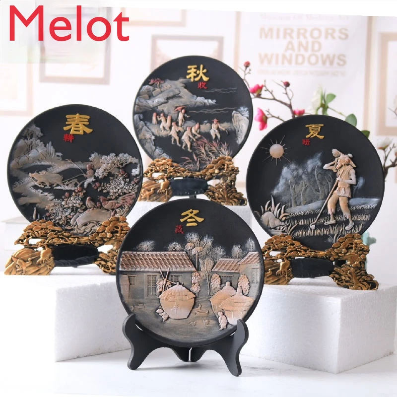 

Activated Carbon Carving Hallway Decoration Creative Living Room Bedroom Wine Cabinet Decoration Small Ornaments