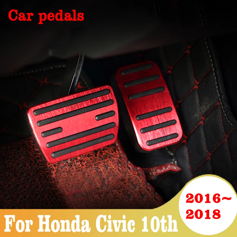 Автомобильные педали накладки на топлива для Honda Civic 10 2016 2017 2018 2019 2020 запчасти