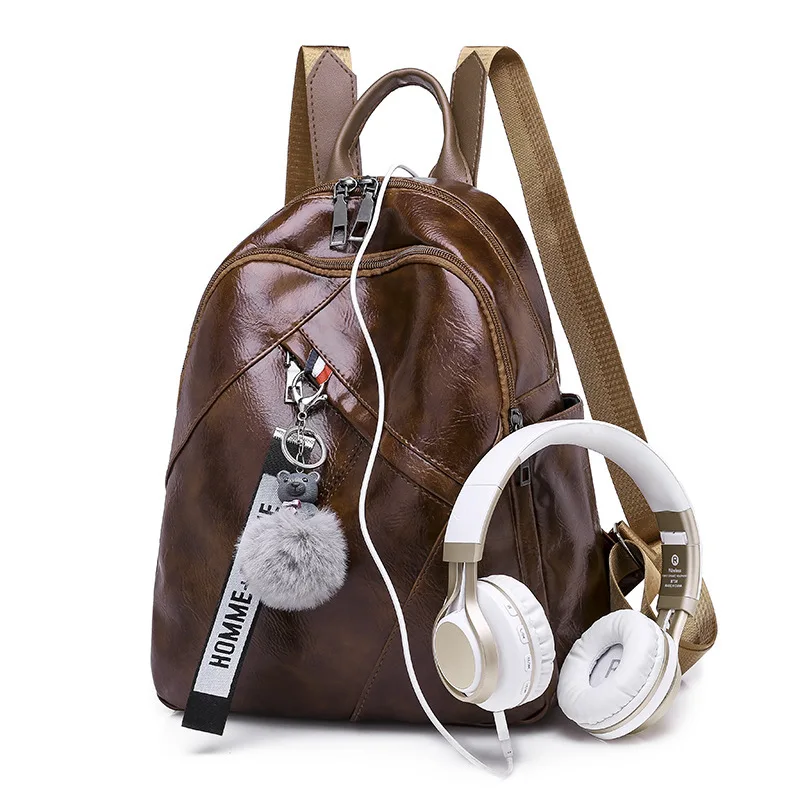 Женский рюкзак новая мода повседневные Рюкзаки из искусственной кожи женские