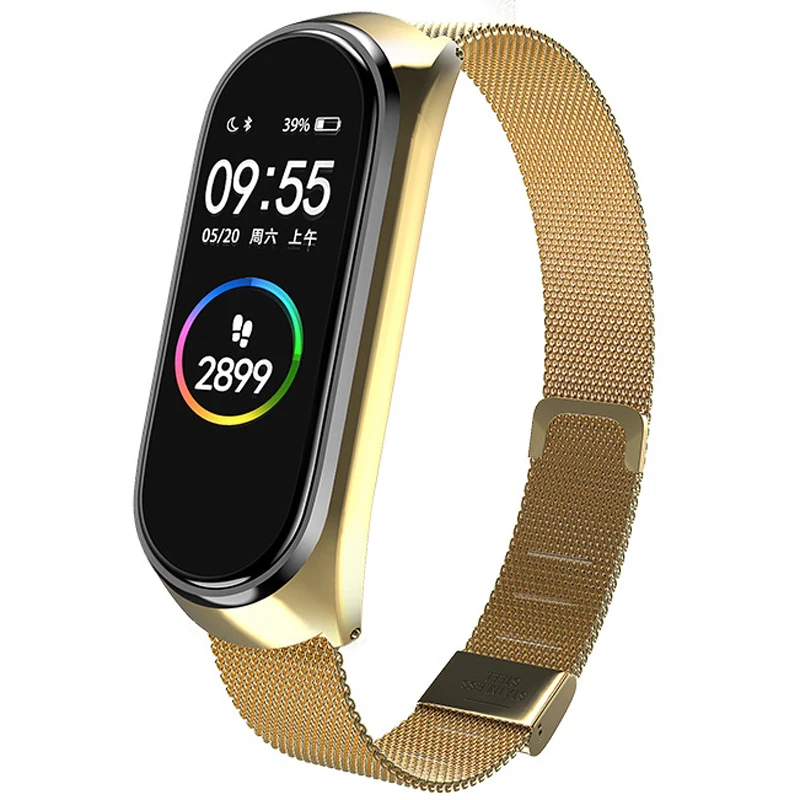 

Milanese Strap For Xiaomi Mi Band 3 4 mi 5 Wrist Metal Bracelet Stainless Steel MIband for Mi Band 4 3 mi 5 Strap Wristbands