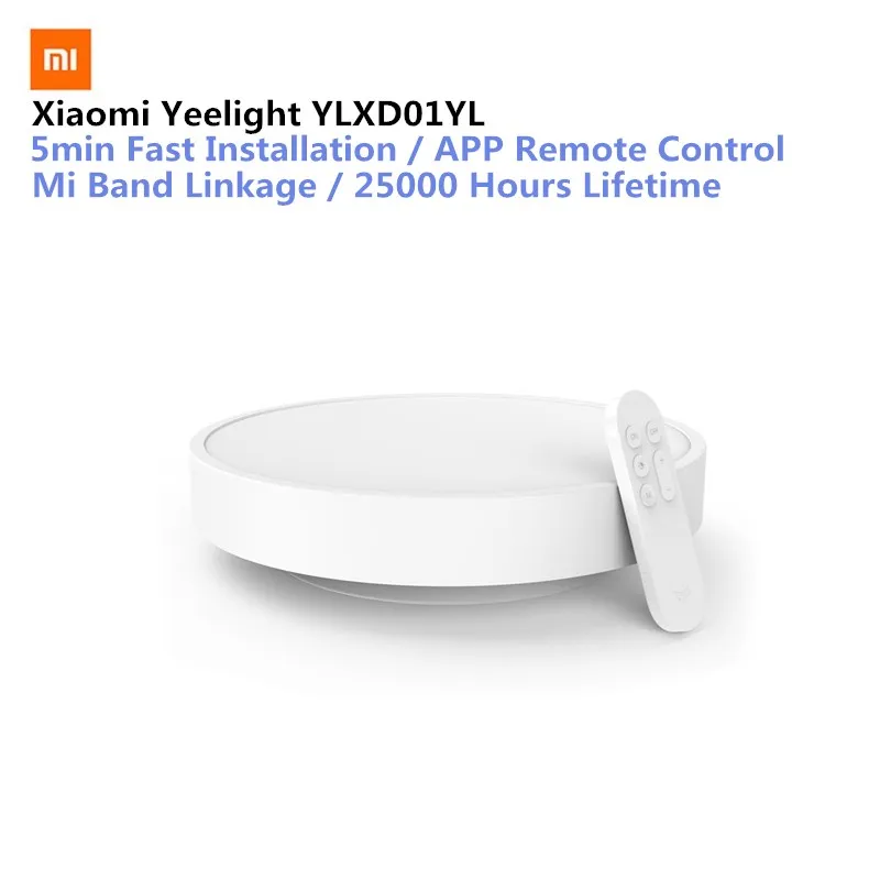 Yeelight Смарт-приложение пульт дистанционного управления светодиодный потолочный светильник для спальни освещение для сотового телефона Mijia или Bluetooth
