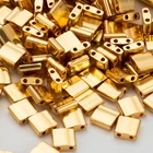 Круглый бисер MIyuki Delica 110 Tila, круглые бусины Toho золотистого цвета серебристого цвета, 3 грамма DB31, оригинальный дизайн бисера