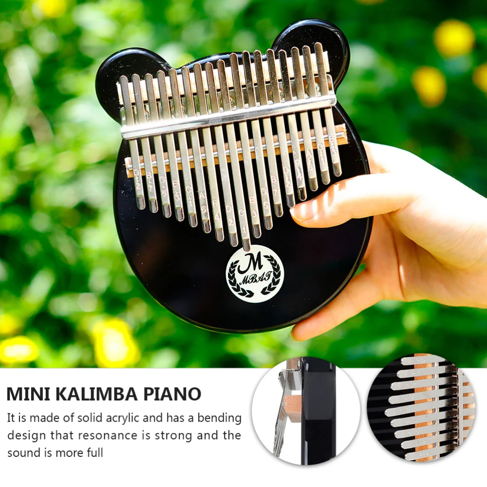 

1 Set of Musical Instrument Finger Piano Instrument Kalimba Piano for Beginners