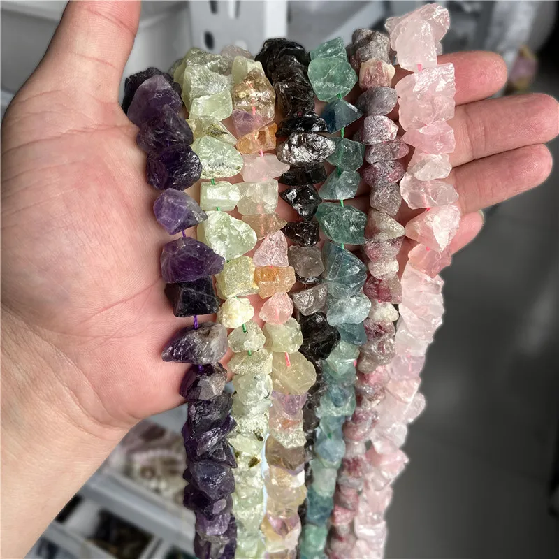 Бусины из необработанного камня произвольной формы 7 5 дюйма 10-13 мм | Украшения и