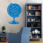 Наклейка на стену, Виниловая наклейка с цитатами You Are My Small идеальная карта мира для путешествий, гостиной, детской комнаты, офиса, декор HY1526