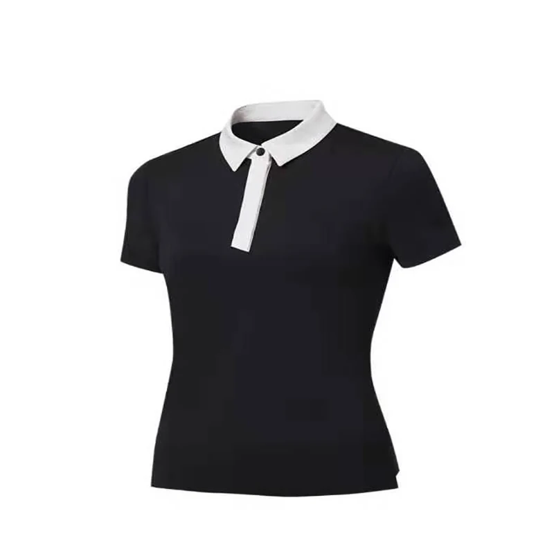 

Golf Wear Ladies Shirt Casual Short Sleeve Slim Polos Mujer Shirts Plus Size Female Cotton Lady Polo Shirt Top