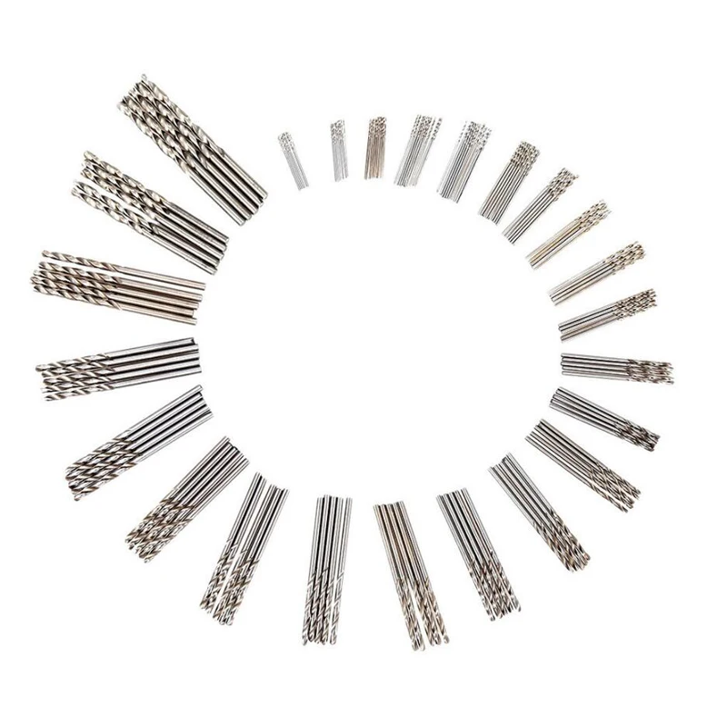 Набор сверл из быстрорежущей стали с титановым покрытием 1 5 10 мм 118