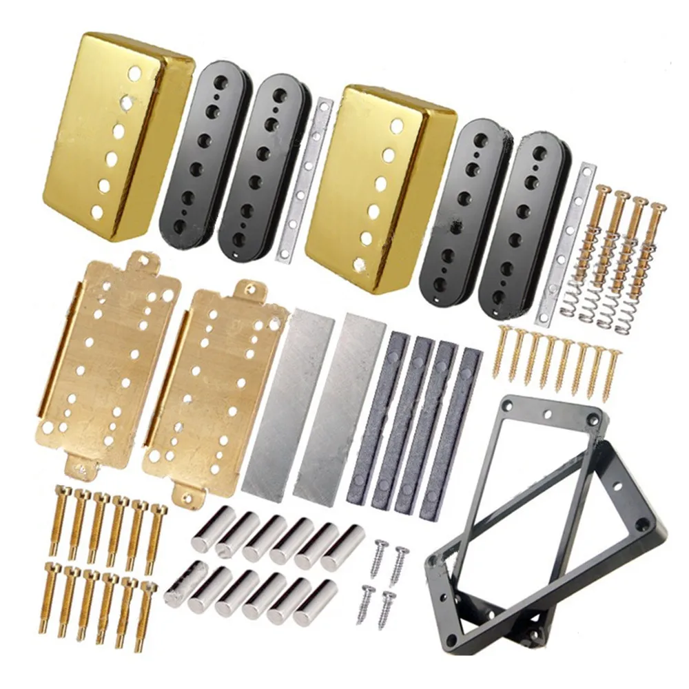 Набор гитарных хумбакеров предметы звукоснимателя металлическая латунная