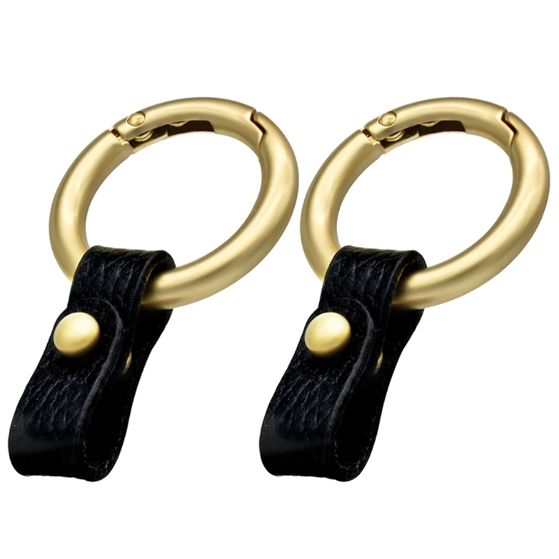 

2pcs Auto KeyChain Car Keychain Metal Leather Car Keyring Auto Accessories