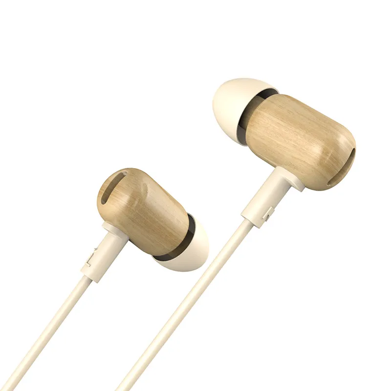 DZAT DF-10 df 10 из чистого дерева наушники-вкладыши бас HIFI Fever гарнитура наушники Auriculares с микрофоном и пультом дистанционного управления для iOS Android телефон - Цвет: Цвет: желтый