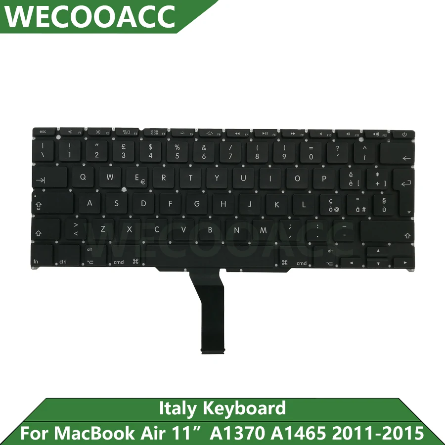 Новая сменная A1370 A1465 клавиатура для Macbook Air 11 &quotИтальянская Клавиатура 2011 2012 2013 2014