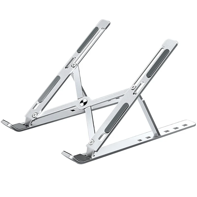 

Laptop adjustable stand, vertical folding aluminum base,