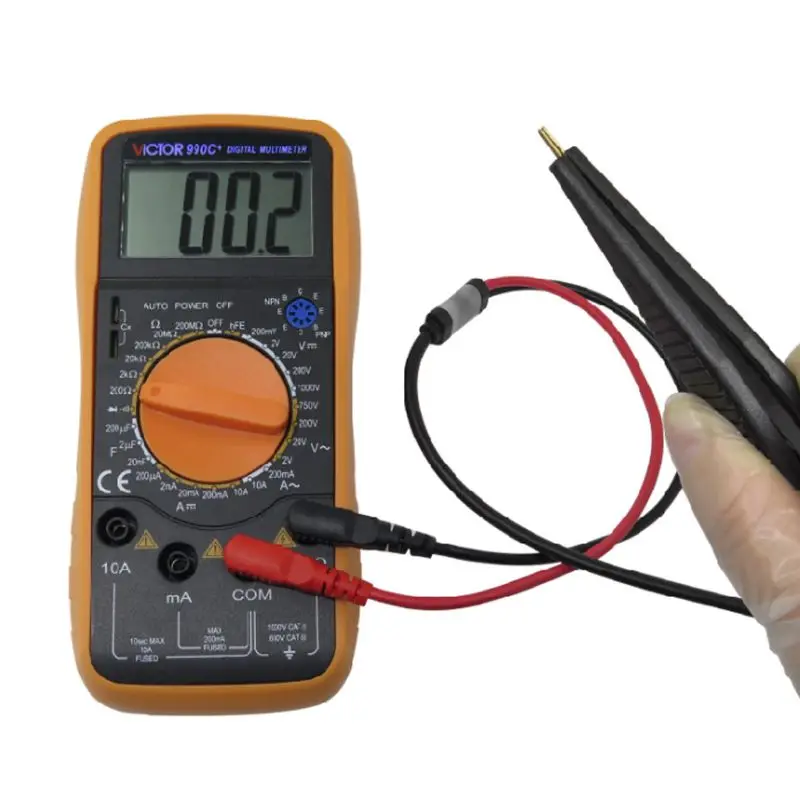 Electric Components P1510 SMD Chip Resistance Test Clip Grip Probe Multimeter LCR Meter Capacitor Inductor Tweezers