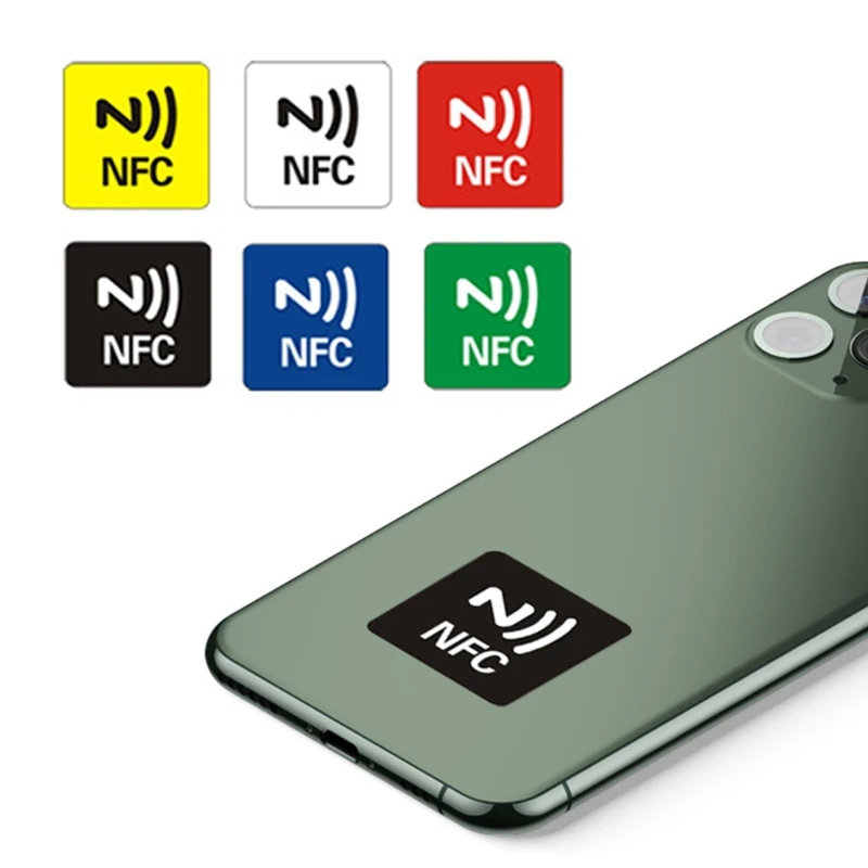 

Waterproof PET Material NFC Stickers Smart Adhesive NTAG216/NTAG213 Tags For All Phones Drop Shipping 6Pcs