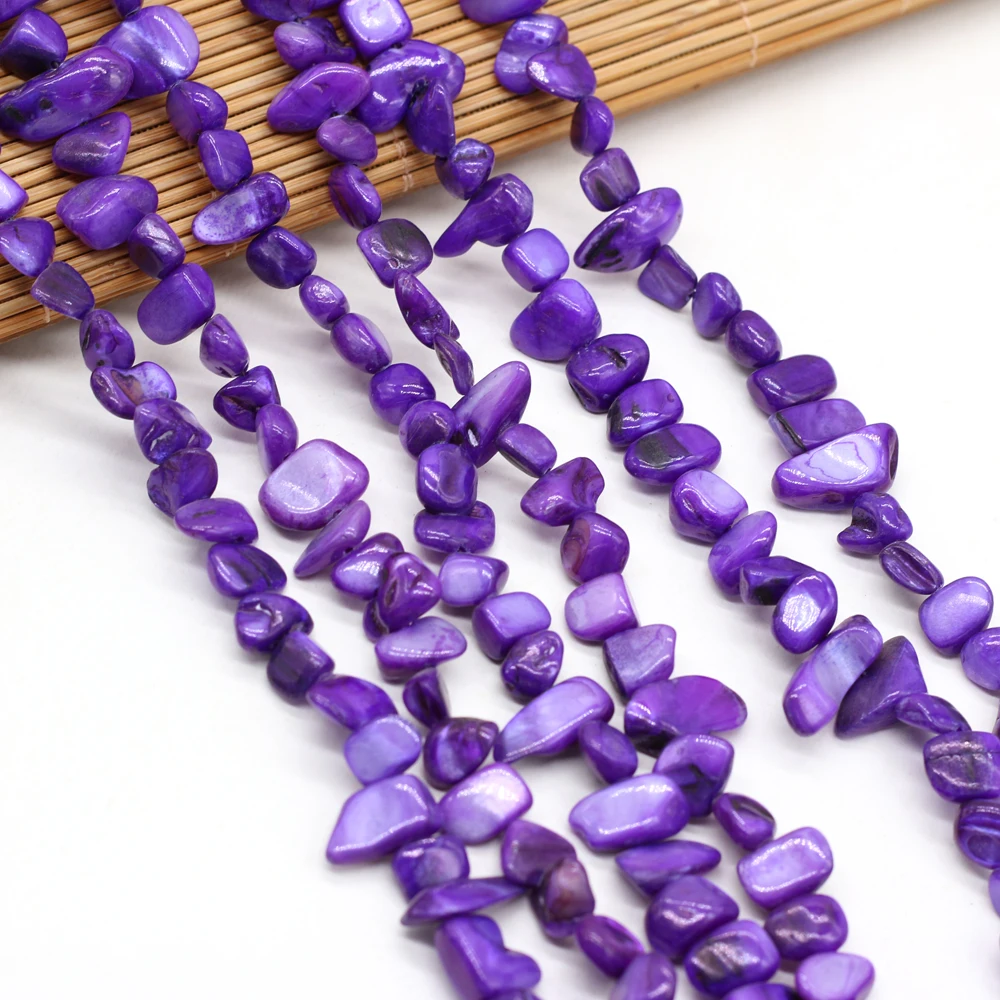 

Natural Shells and Irregular Rectangular Beads Use For Make Exquisite Ladies' Jewelry Bracelets 8x15-10x20 Mm Length 80 Cm