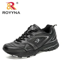 royyna 2020 new arrival action leather running shoes men sneakers antiskid athletic sport shoes mansculino training zapatillas