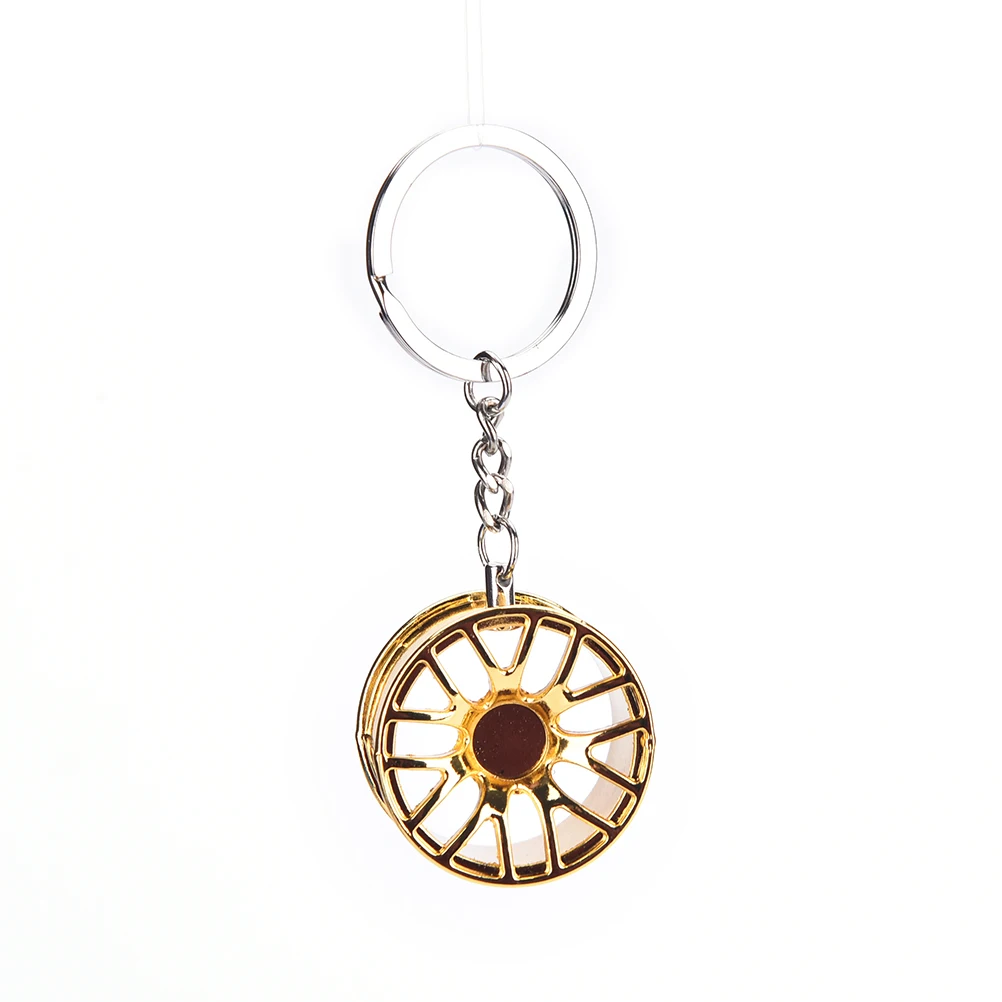 Креативный металлический брелок-ступица для мужчин и женщин подарок новый