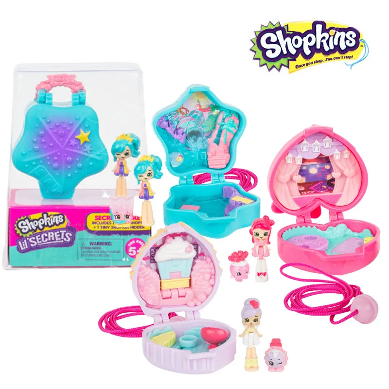 

Shopkins Lil Secret секретный медальон, рок-бассейн, плавание, школа, 2 упаковки, серия игрушек, модный набор, коллекционный сюрприз, подарок для девоч...