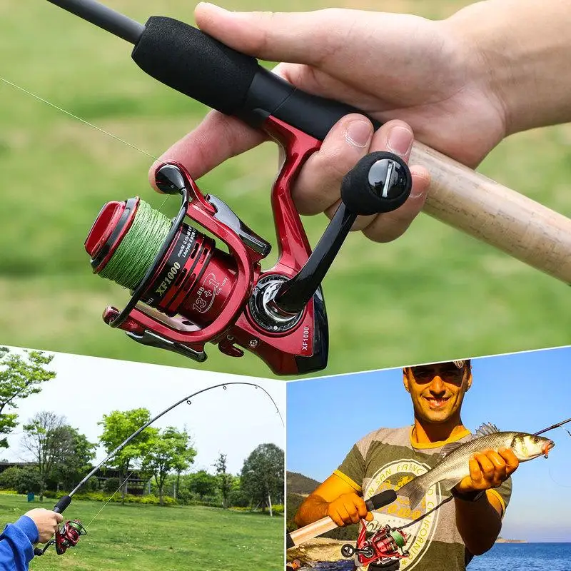 Yumoshi Spinning Reel 13+1BB Stainless Steel 1000-7000 Right Left Hand Metal Coil Spool Ice Jigging Fishing Pesca | Спорт и