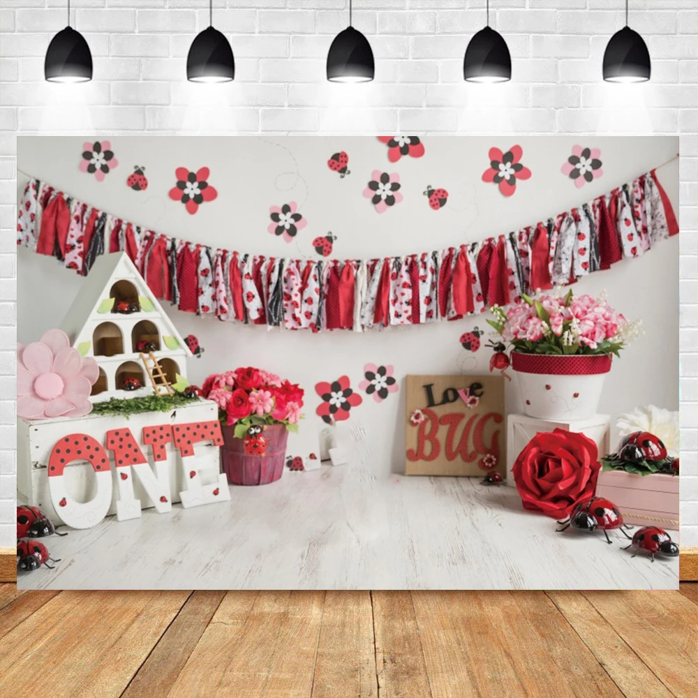 1st Birthday Backdrop For Photography Stage Ice Cream Prizes Tickets Newborn Baby Child Shoot Background Photocall | Электроника