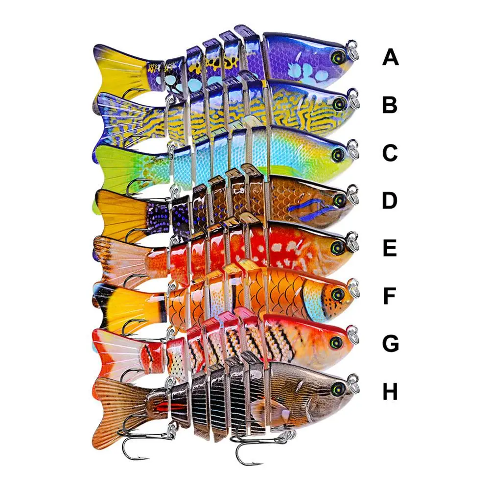 

Fishing Lures Set Multi Jointed Swimbaits Bionic Lifelike Bait for Freshwater Saltwater