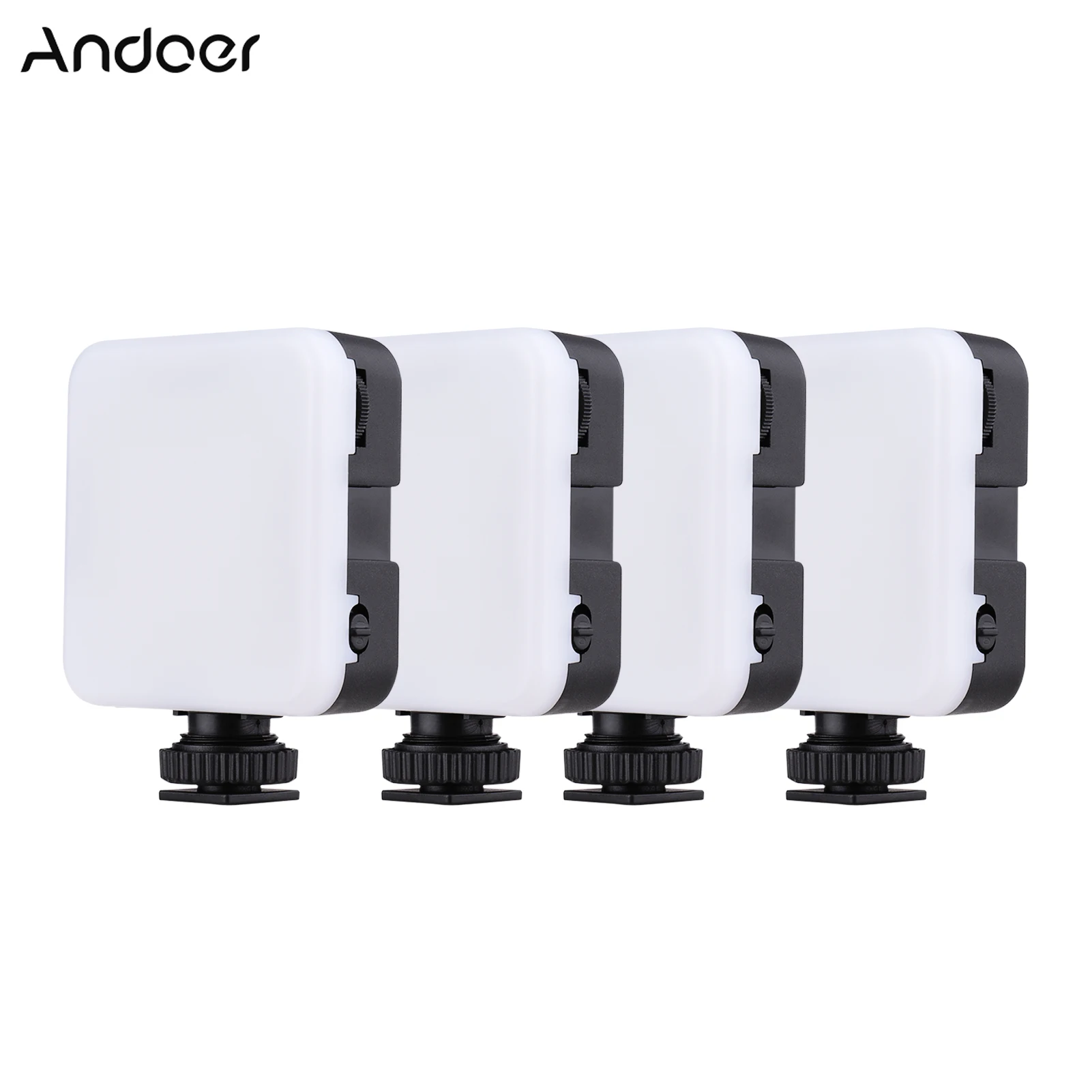 

Andoer 42LED Ultra Bright LED Video Photography Light 1/2/4pcs 6000K Stepless Cold Shoe Mount for DSLR Cameras Live Streaming