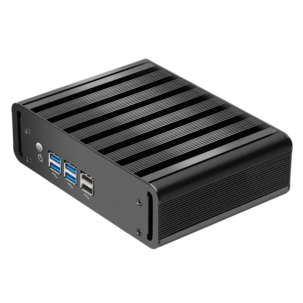 Мини ПК без вентилятора Windows 10/7/8 HTPC настольный DDR3L ОЗУ Intel Core i3 i5 5200U Celeron HD VGA