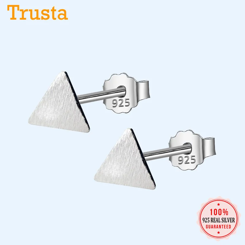 Женские мини-серьги-гвоздики Trusta модные милые миниатюрные серьги из