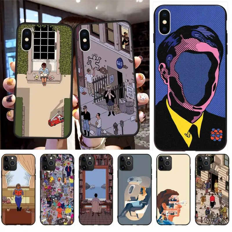 Чехол для iPhone 11 pro XS MAX 8 7 6 6S Plus X 5S SE 2020 XR HPCHCJHM Ilya Milstein|Бамперы| |