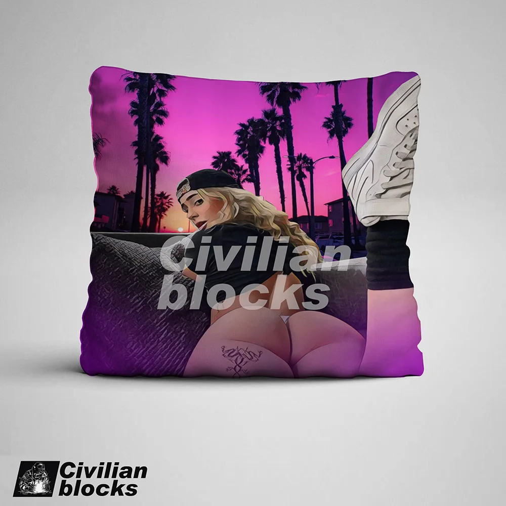 

Sexy Print Pillow West Coast Chicano American Oldschool Pillow Hiphop Car Accessories Seat Cushion Cojines Decorativos Para Sofa