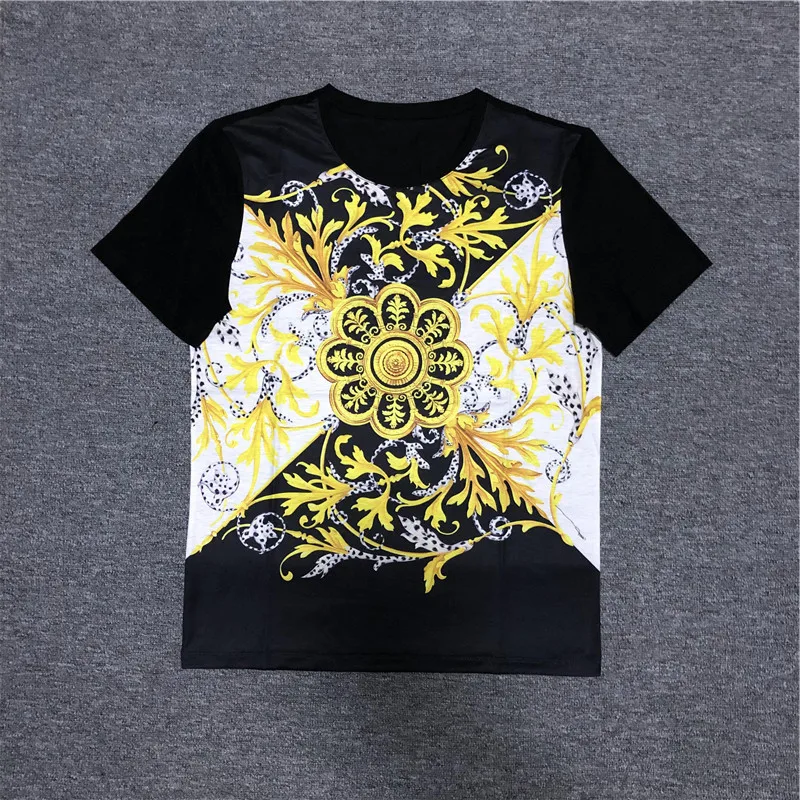 

Футболка Мужская/женская с цветочным принтом, в стиле ретро