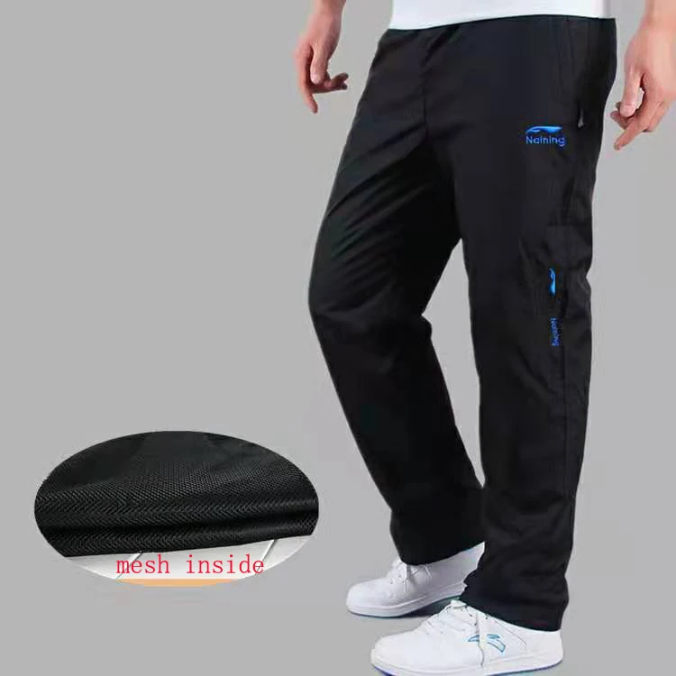 

2020 Sportswear Joggers Outside Men's Casual Pants Quickly Dry Breathable Pants Men Trousers Mesh Sweatpants Active Pants 4XL