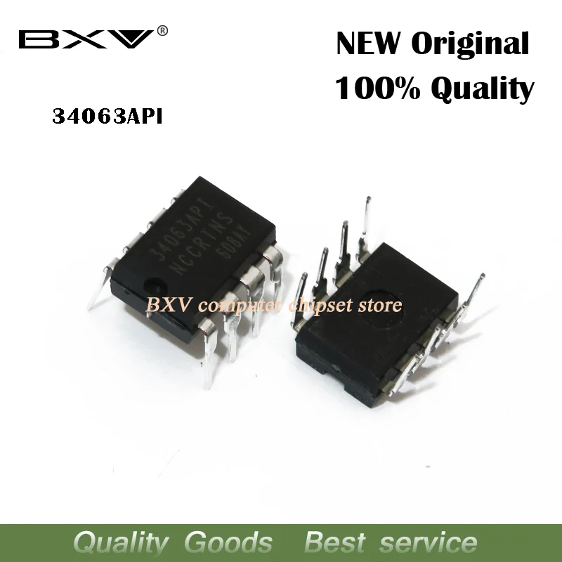 10 шт., MC34063API DIP8 MC34063AP1 DIP MC34063 34063API DIP-8, новый оригинальный ic