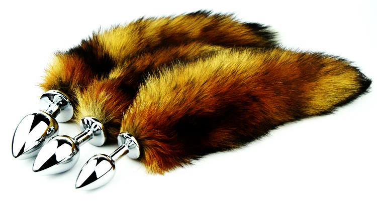 Wetips Анальная пробка с лисьим хвостом пара геев БДСМ игрушка косплей анальный