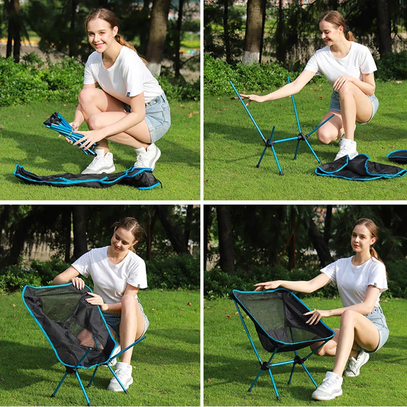 Съемный портативный складной стул Moon Chair уличные стулья для кемпинга пляжа