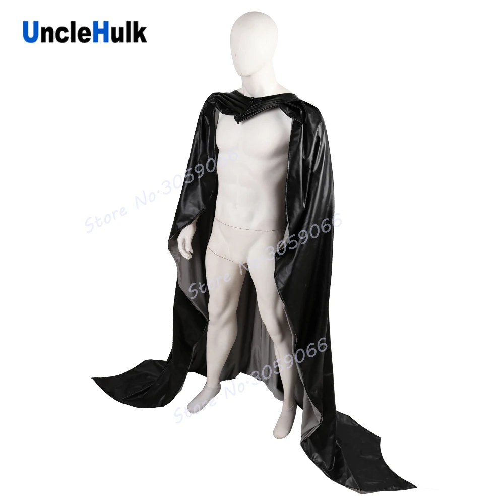 Плащ летучей мыши большая черная двухслойная накидка-Модель B обновленная