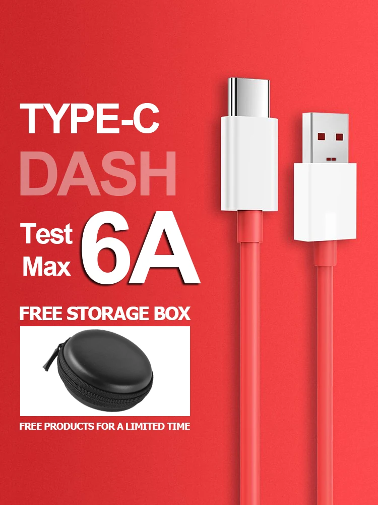 

FAYAHA Original USB 6A Super Fast Charger Type C Dash Warp Cable For OnePlus 8 7 6 T For Xiaomi For Samsung 20 For Huawei 40 Pro