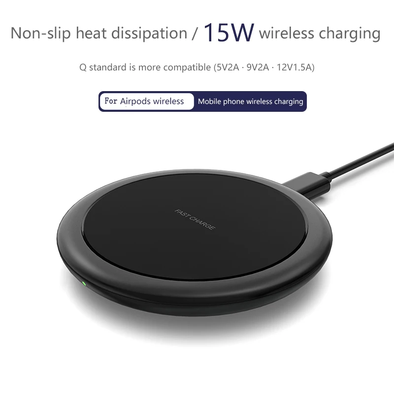 15 Вт qi Беспроводное зарядное устройство для blackview bv9900e BV9900 быстрая Беспроводная