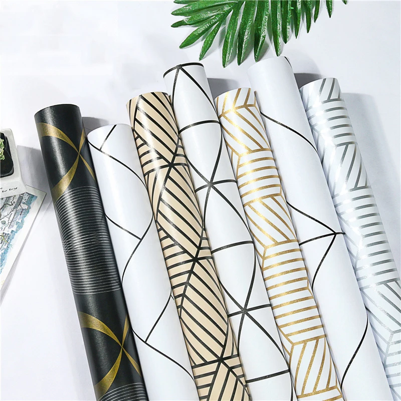 

Peel and Stick Wallpaper Removable Contact Paper Self Adhesive Geometric Wall Paper for Wall Covering Living Room Home Decor