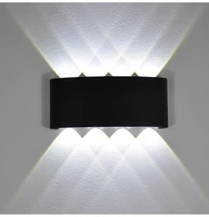 led wall lamp led aluminum outdoor indoor ip65 up down white black modern for home stairs bedroom bedside bathroom light