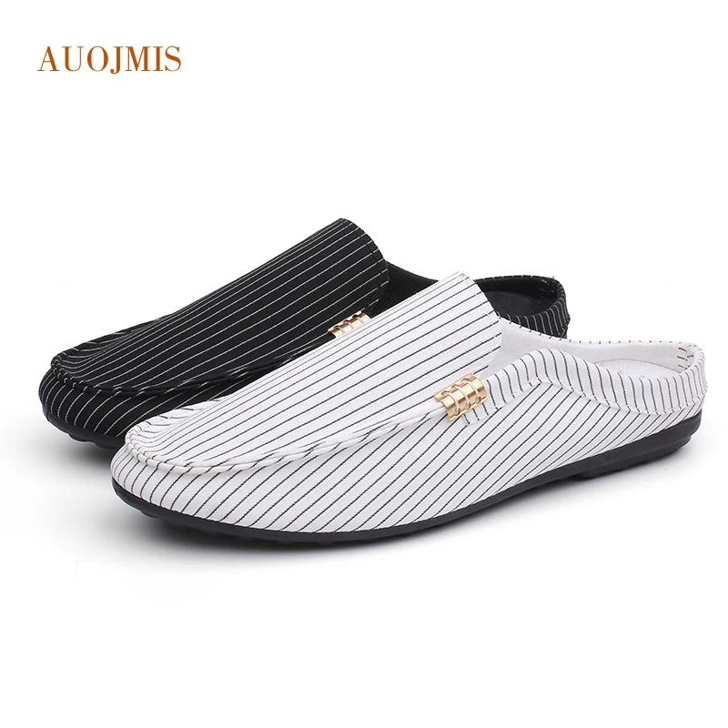 AUOJMIS 2019 summer slippers men's breathable beach unisex casual flat sandals shoes indoor and outdoor use | Обувь